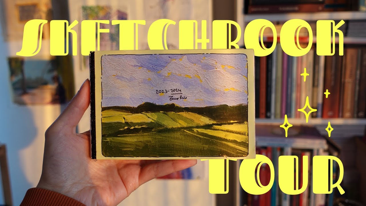 sketchbook tour | exploring my art journey - YouTube