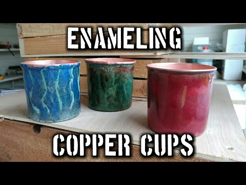 Enameling Copper Cups