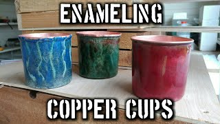Enameling Copper Cups