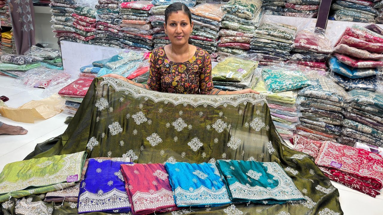 రంజాన్ & పెళ్లిళ్ళ స్పెషల్ Collections |Wholesale& retail shop madina hyderabad |Fancy sarees 