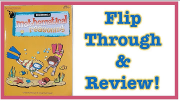 Mathematical Reasoning Beginning 2 | Flip Through and Review | Preschool Homeschool