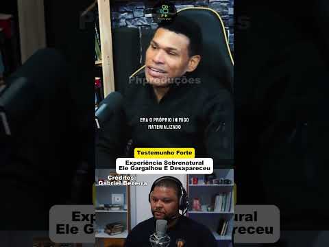 ESSA EXPERIENCIA SOBRENATURAL É DE ARREPIAR "ELE GARGALHOU E DESAPARECEU" PASTOR TIAGO NONATO
