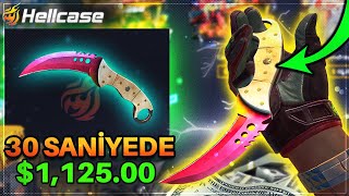 30 Saniyede 1150 Dollar Bicak Hellcase Promo Code Giveaway