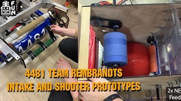 4481 Team Rembrandts Details Intake and Shooter Prototypes The Open Alliance
