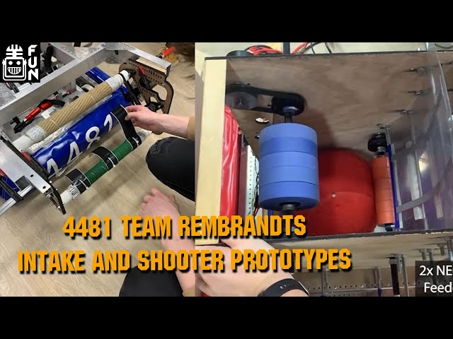 4481 Team Rembrandts Details Intake and Shooter Prototypes The Open Alliance