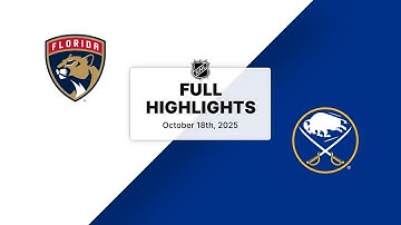 NHL Highlights | Panthers vs. Sabres | October 18, 2025