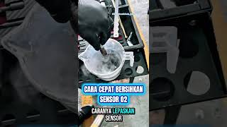 Cara mudah dan cepat bersihkan sensor oksigen #modifikasi #otomotif #tipsandtricks #trik #servis