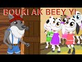 Bouki ak beey yi le loup et les sept chevreaux en wolofdessin anime