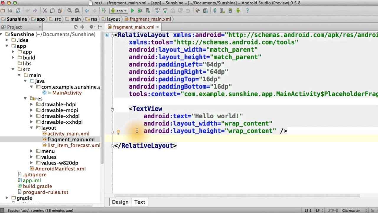 Add ListView to layout - Developing Android Apps - YouTube