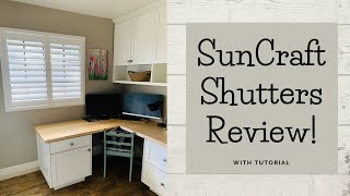 SunCraft Plantation Shutters Review || shutters from my extreme clean with me video!