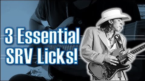 3 Essential SRV Techniques (Licks) | Stevie Ray Vaughan Inspired Lesson
