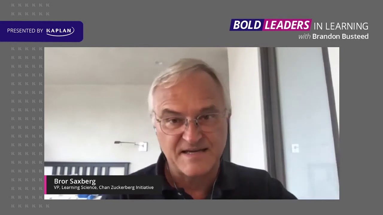 Bold leaders in learning bror saxberg hl2 the importance of active