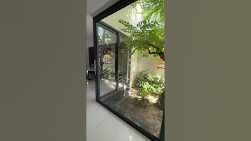 Cửa lùa vuông góc giải pháp tạo nên không gian sống vô cùng đẳng cấp #cuadep #nhadep #home