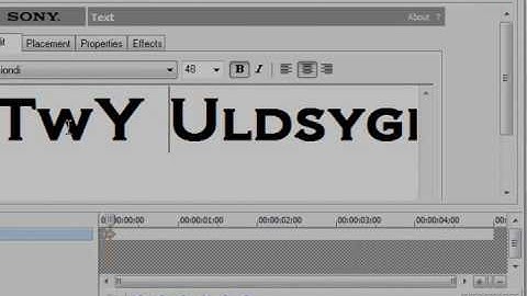 Sony Vegas CoD4 Text Tutorial
