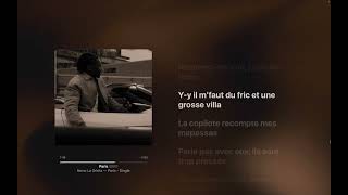 Nono La Grinta - Paris Paroles