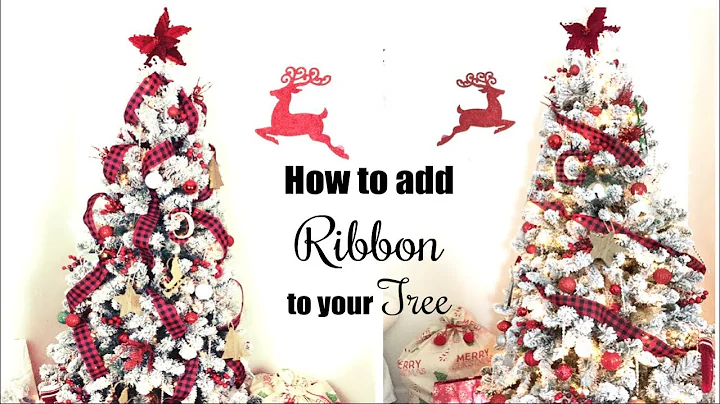 HOW TO PUT RIBBON ON A CHRISTMAS TREE | 3 WAYS | MOMMA FROM SCRATCH