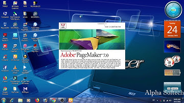 How to make a poster in Pagemaker 7.0 ll Alpha Softech
