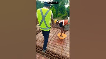 Slab reinforcement checking👷#youtubeshorts #ytshorts #trending #construction #shorts #shortsfeed #yt