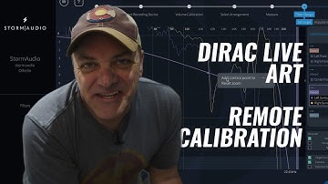 Dirac Live Active Room Treatment (ART) Remote Calibration on a StormAudio ISR Fusion 20 AVR