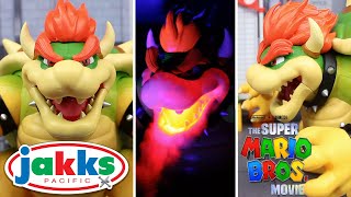 Super Mario Movie Fire Breathing Bowser Figur