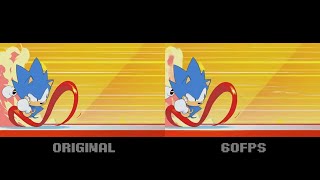 [60FPS] Sonic Mania Opening Movie Interpolated With AI [Smooth Games Project]