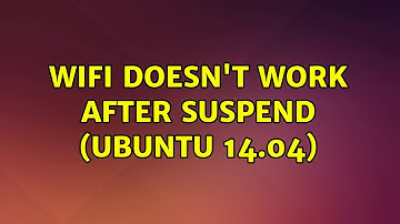 Ubuntu: Wifi Doesn