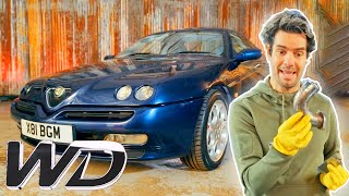 Elvis Revives A Neglected Alfa Romeo GTV | Wheeler Dealers