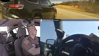 Disparan Durante Persecución a Alta Velocidad y Policía Estatal de Oklahoma Mantiene la Calma