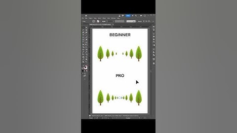 Adobe Illustrator Tips 2025  - Tips to Create Tree Line with Scale Tool  #adobeillustrator