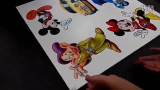 Offset print foam board sign maker AOKE CNC router flatbed sample signage cutting plotter die cutter