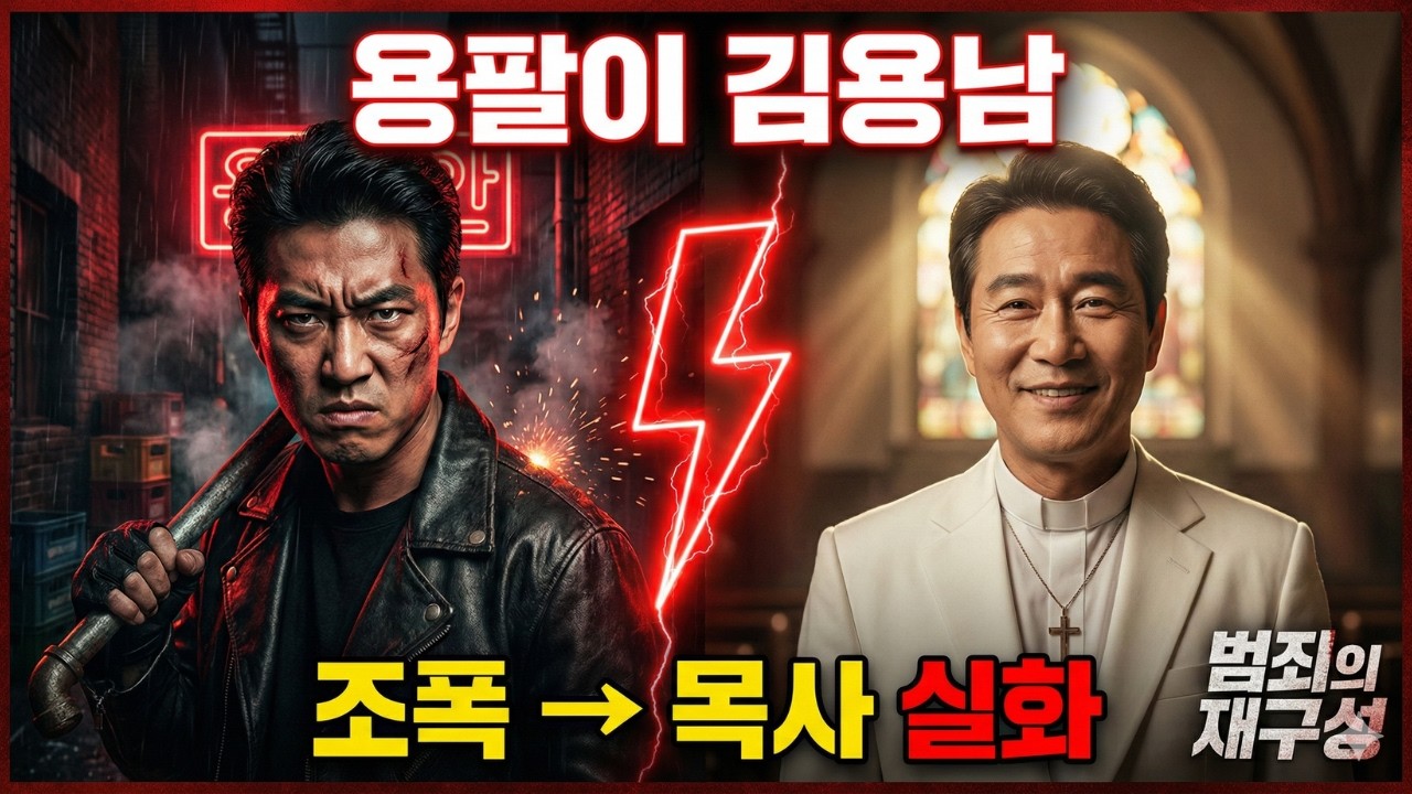 용팔이 김용남 충격 인생! 조폭 두목에서 목사로... 실화 풀버전