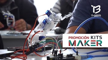 🦾Kit Robótica Minibrazo Robótico con Arduino – Maker - 🛒 TiendaDeElectrónica.MX