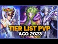 TIER LIST PVP para AGOSTO Y SEPTIEMBRE 2023 | SAINT SEIYA LEGEND OF JUSTICE