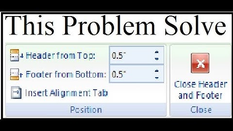Position Block In Design Tab (Header & Footer Tools)