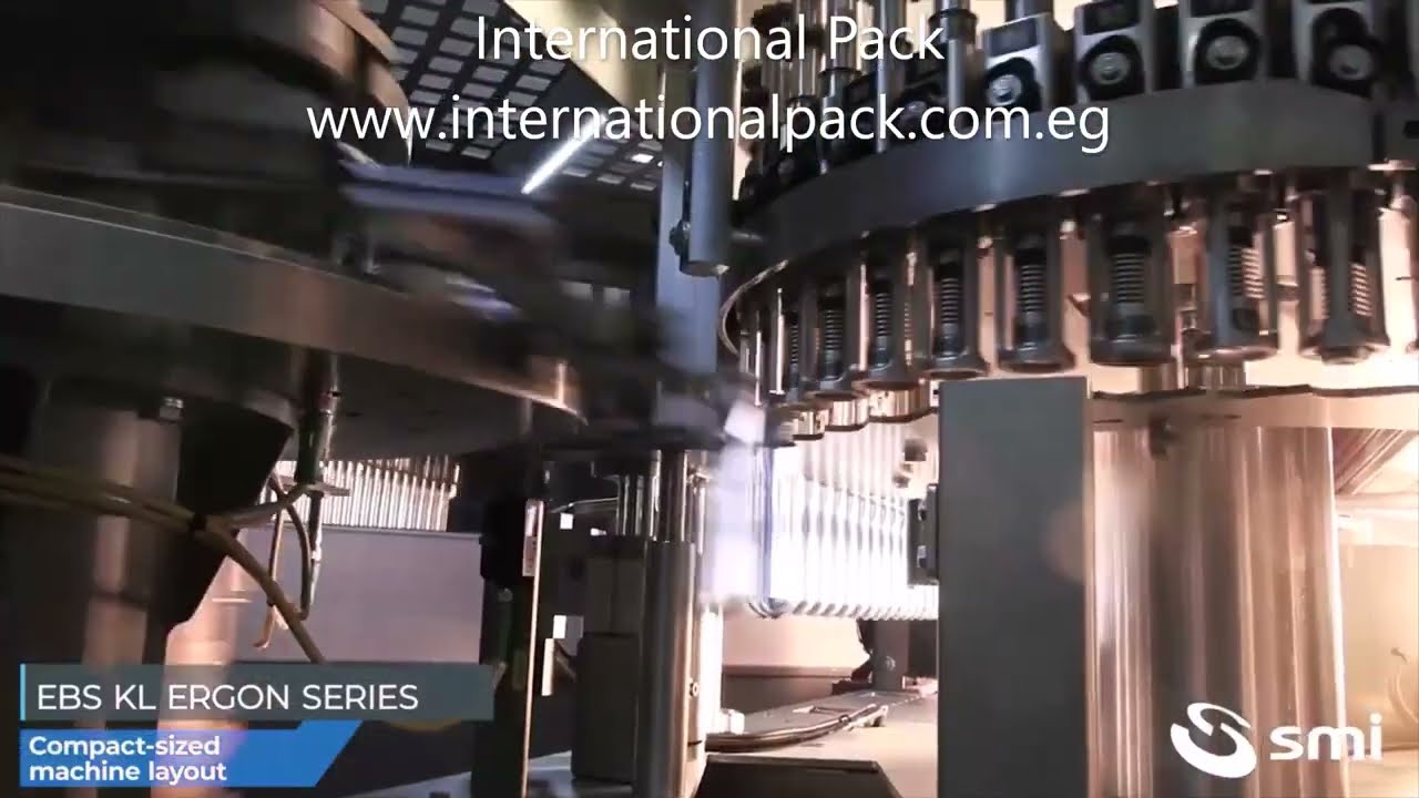 blow moulding machine خط نفخ عبوات البلاستيك pet , rpet لمصانع المياه 25000 / الساعة 0.10 و 3 ليتر