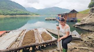 A compilation of videos about fishing, building an island for growing vegetables, and raising fish.
