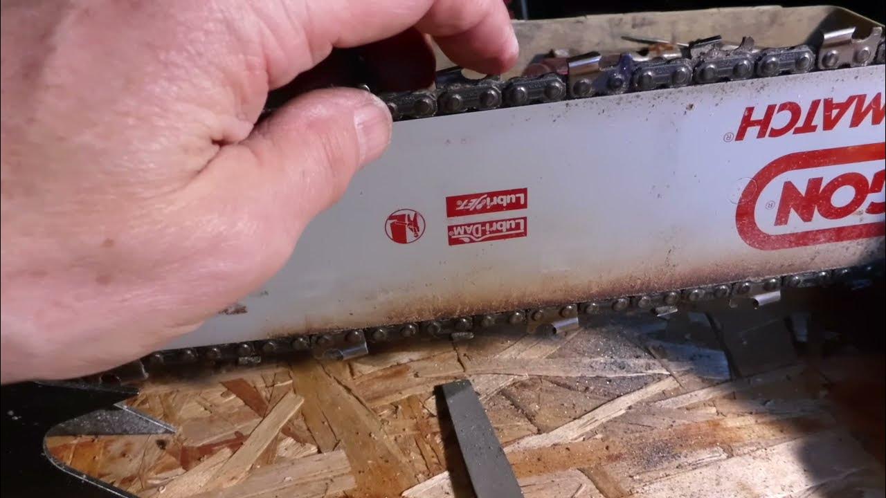 Chainsaw Test Cutting Checking The Rakers YouTube