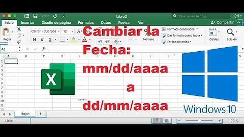 Cómo ajustar la fecha en Excel para que sea día, mes, año