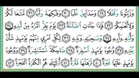 سورة عبس الشيخ أيمن رشدي سويد Surat Abasa