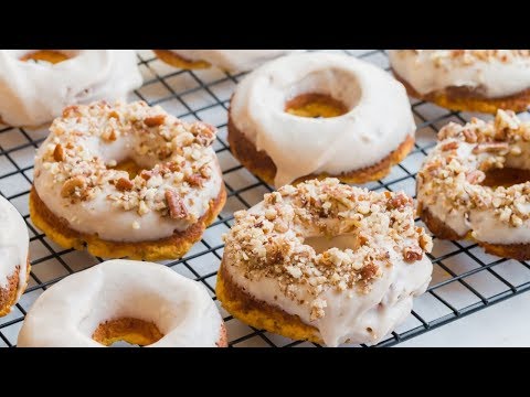 AMAZING KETO DONUT RECIPE | How to Make Keto Glazed Pumpkin Donuts | Easy Low Carb Donuts