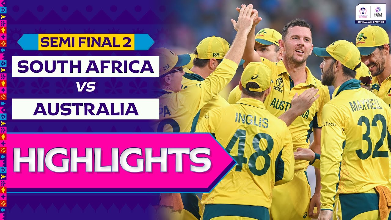 Live match blog - Australia vs South Africa 2nd Semi-Final 2023/24