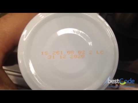 High Speed Bottle Lid Coding
