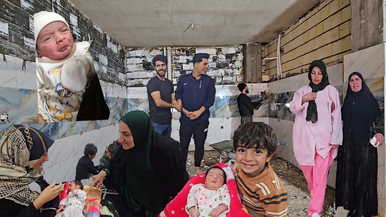 A Pleasant Day: Meeting Saleh’s New Baby & Building the Kitchen at Saleh & Sadri’s Home