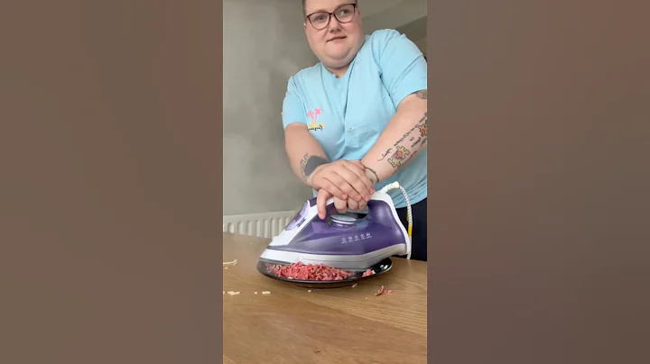 She cooks with an iron... #shorts #shortsfeed #youtubeshorts #cringe #candyscooking #comedy #funny