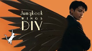 🔥Jungkook's Wings Tutorial💜🧡 #bts #jungkook #kpop #trending