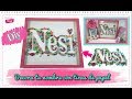 DECORA TU NOMBRE CON TIRAS DE PAPEL. Tutorial quilling