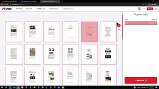 How to Organize PDF Pages Using 'I love PDF.com. screenshot 5