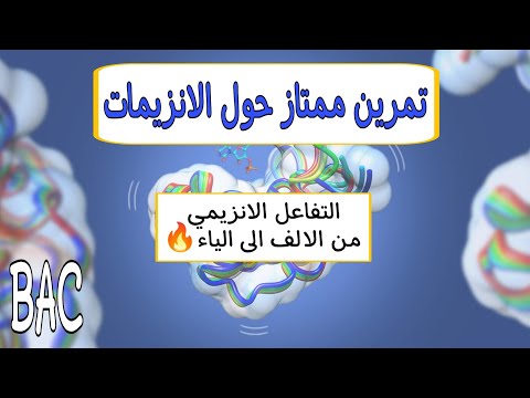 حل عقدة الانزيمات اروع تمرين في الانزيمات حول الية التفاعل الانزيمي بكالوريا 2024