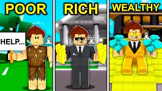 POOR To RICH To WEALTHY In Roblox Brookhaven..