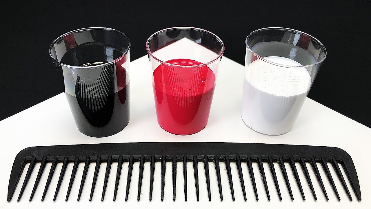 Acrylic Pouring with a Comb - strange Results!  | JFA